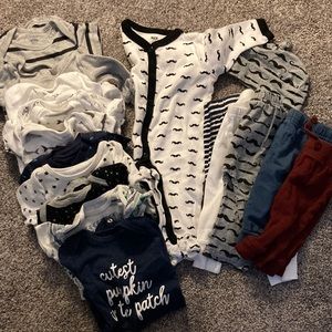 Baby boy onesies/pant lot